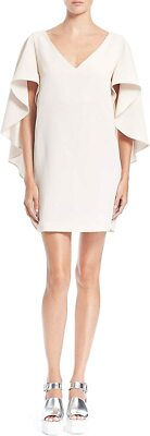 Opening Ceremony - Talene Flutter Sleeve Dress in Cream, Size 2, New with Tags