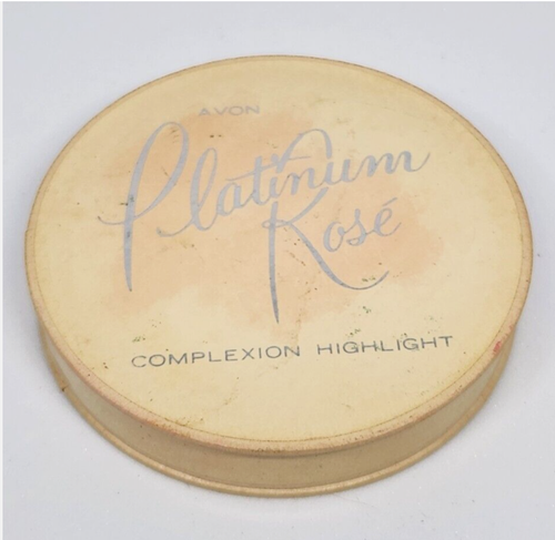 Vintage AVON Platinum Rose Complexion Highlight da collezione - Foto 1 di 3