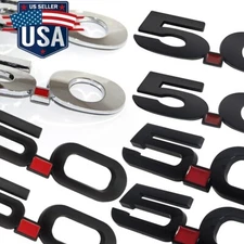 5.0 Emblem For 2011-2021 Mustang GT Left &Right Fender Badge SET - Gloss /Matte