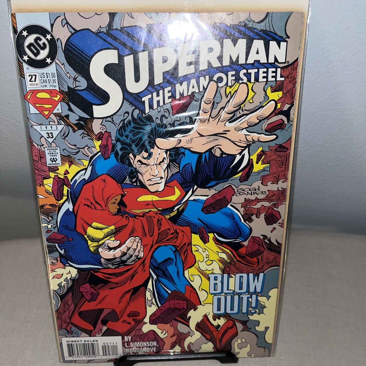 SUPERMAN THE MAN OF STEEL #27 1993 DC comic - newstand edition | eBay