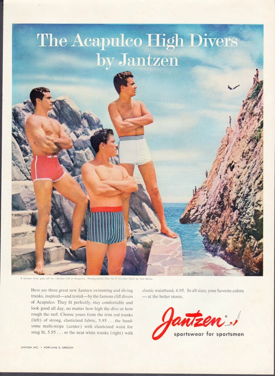 Retro sales mens swimsuit