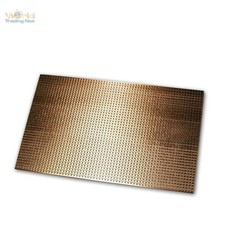 Kupfer-Platine 160x100mm, Streifenraster RM 2,54mm, Kupferplatine, PCB Streifen