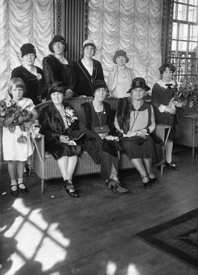Mrs Ford And Mrs Edison at Breakfast Given To Mrs Hoover In New- 1928 Old Photo