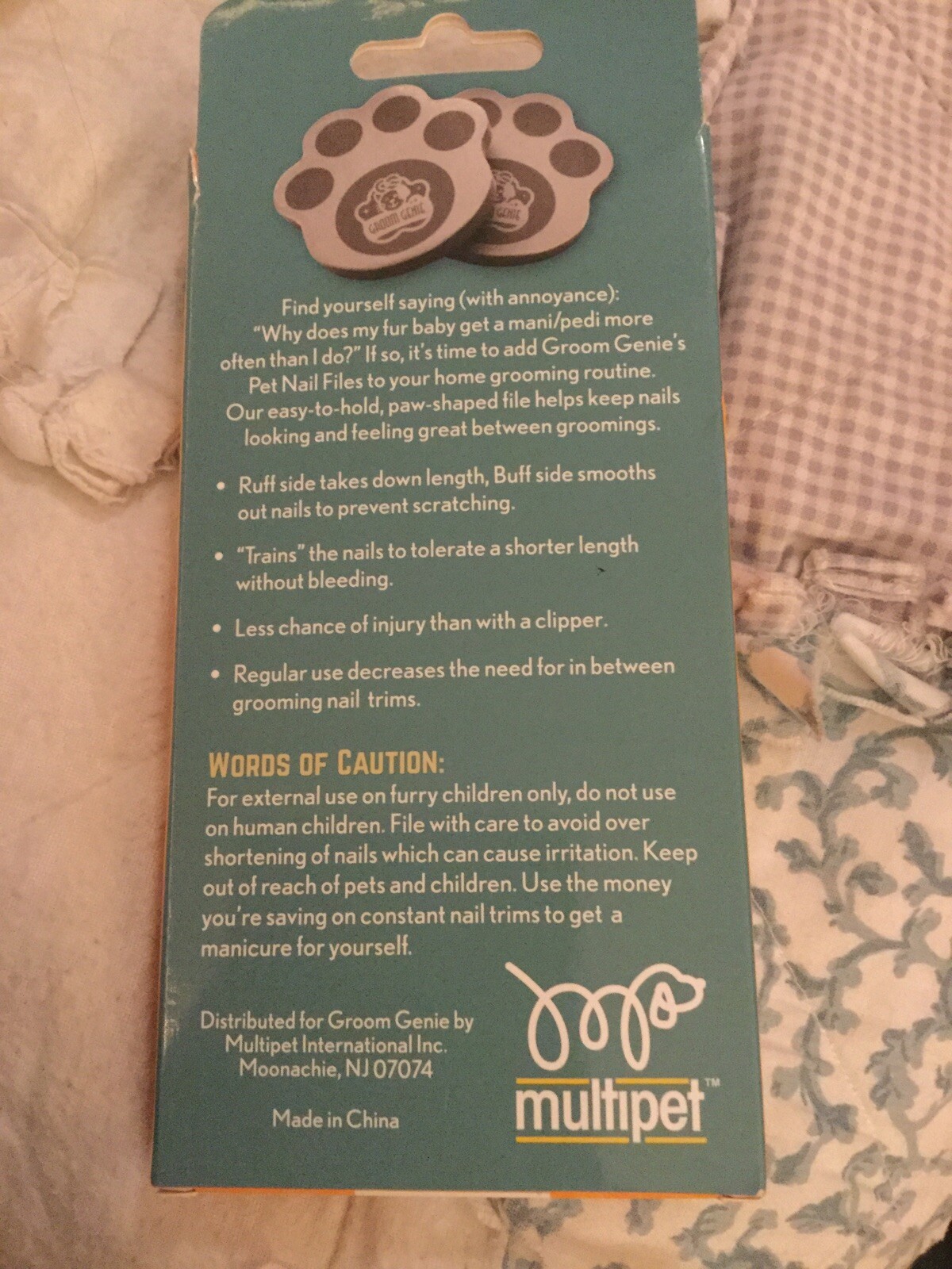 3" Groom Genie Nail-File - Dog  -