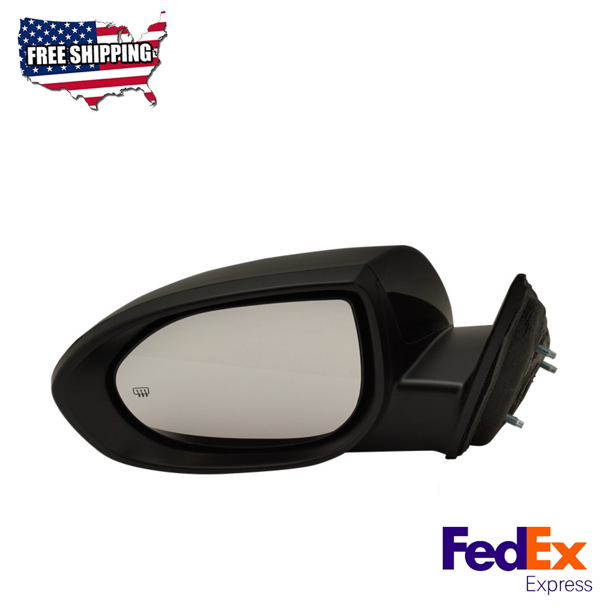 Heated Paintable Power Mirror Glass for Driver Side 2011-2013 Mazda 6