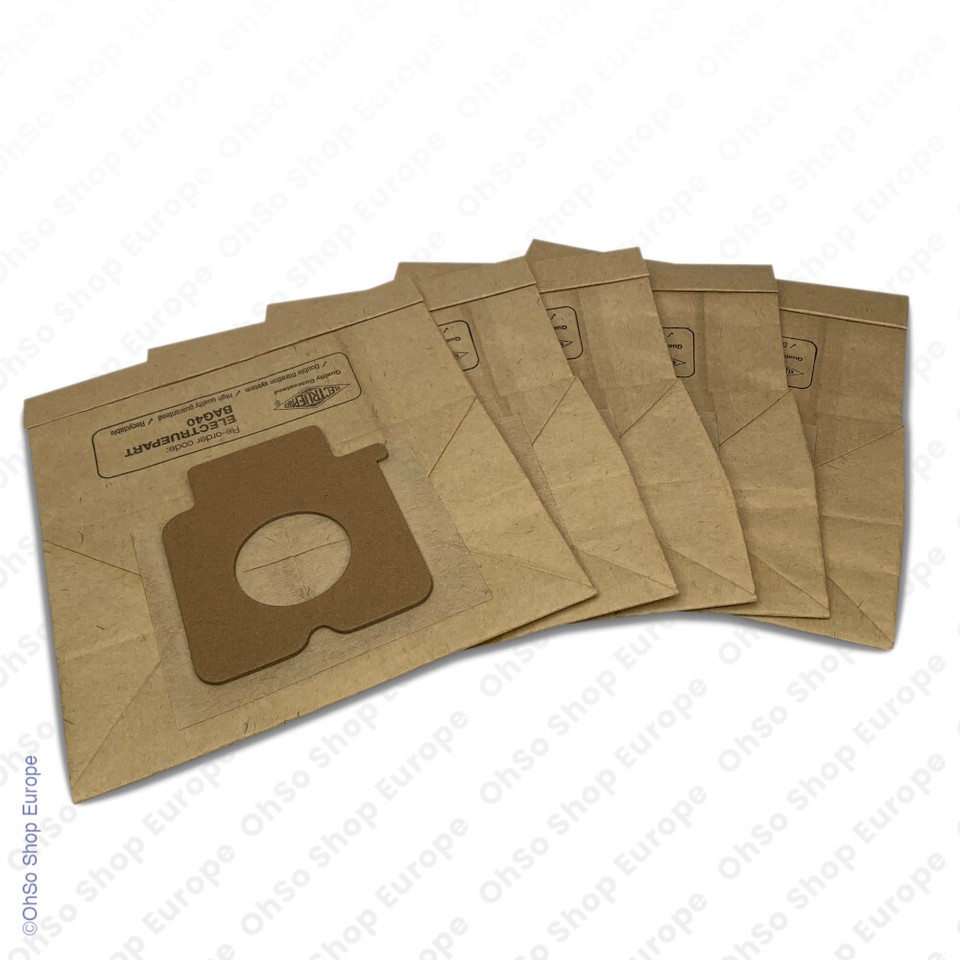 5x PANASONIC Cylinder Vacuum Cleaner Bags C2E TYPE MCE74, MCE740