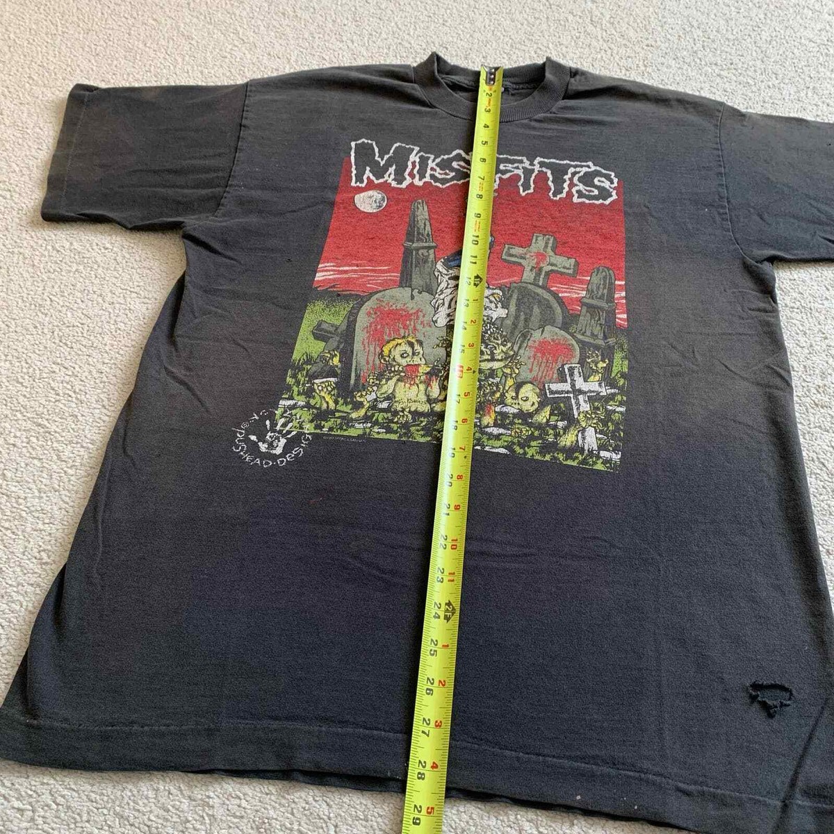 Vintage 1995 Pushead Misfits Band Tee Single Stitch Shirt | eBay Vintage 1995 Pushead Misfits Band Tee Single Stitch Shirt | eBay