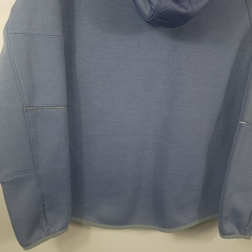 Under Armour Jacket Girl XL Blue Full Zip Hooded Thumbholes Pockets Athleisure - Picture 11 of 18
