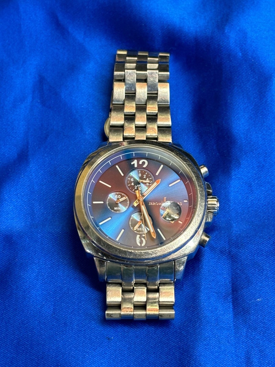 JEROME LEMARS Seurat BLEU 45mm Men's Watch JL5556B Sapphire