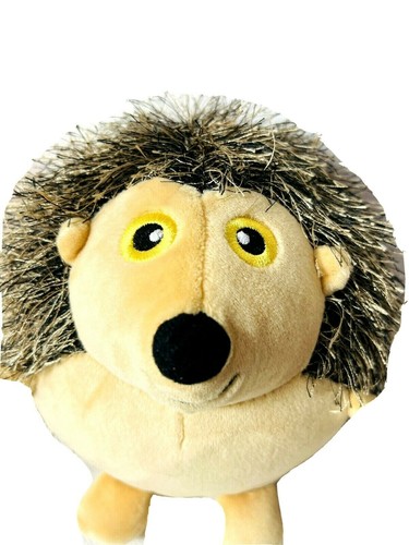 Bulls I Toy Brown Hedgehog Plush Stuffed Animal Toy Lovey Round Ball Squishy - Picture 8 of 9