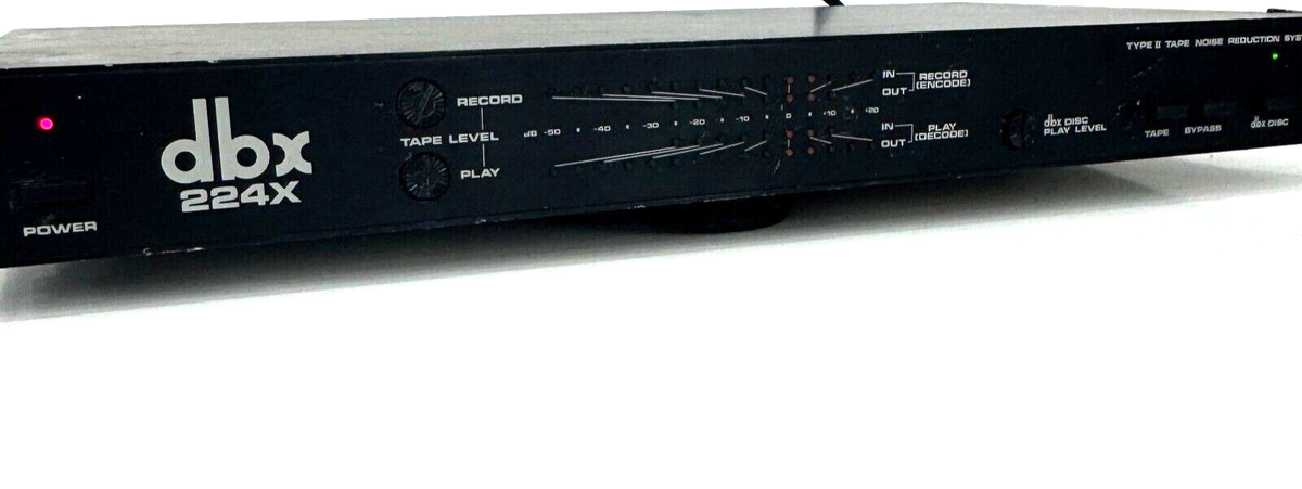 DBX 224X Type II Tape Noise Reduction System Tested Pro Home Audio