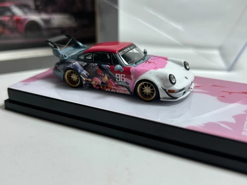 1/64 AKIBA Original Porsche Wide-body RWB 964 High-tail Boutique Alloy Car Model - Picture 9 of 12