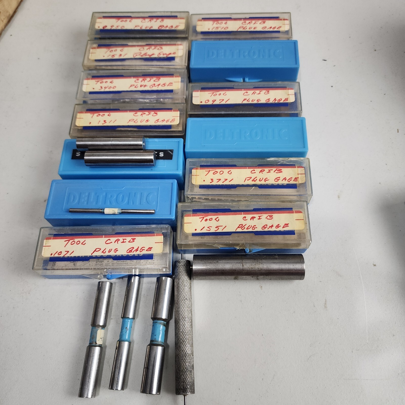 Lot of Go NOGO Plug Gages From Closed Bosch Repair Facility