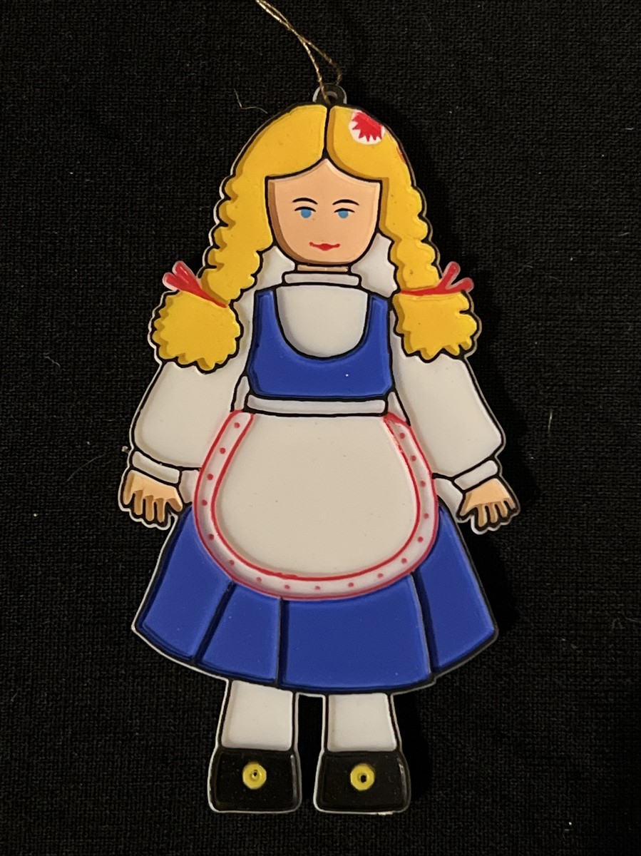 Vintage Swiss Miss Hot Chocolate Girl Plastic Holiday 3.75