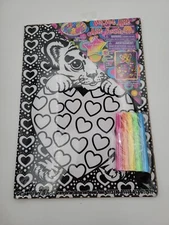 New Sealed Lisa Frank Rainbow Tiger Velvet Art Craft Kit Kids 80s 90s STYLE