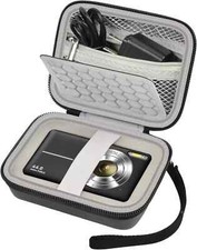 Carrying Protective Travel Canon ELPH180190 Sony DSCW800 Kodak Pixpro Black Case