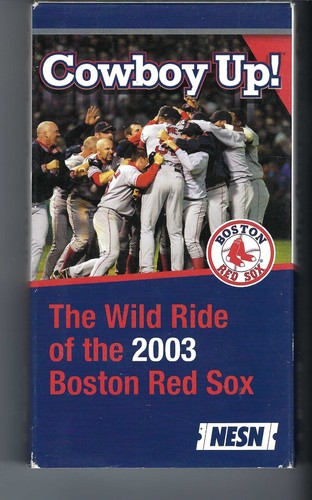 BASEBALL VIDEO VHS (2003) "COWBOY UP WILD RIDE OF RED SOX