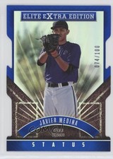 2015 Panini Elite Extra Edition Status Blue Die-Cut 74/100 Javier Medina #78 1b4