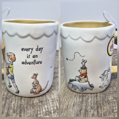 RAE DUNN-Magenta-Disney-Winnie the Pooh-EVERY DAY IS AN ADVENTURE-Mug-NWT