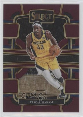2023-24 Panini Select Concourse Maroon Prizm 65/175 Pascal Siakam #8 0wg1