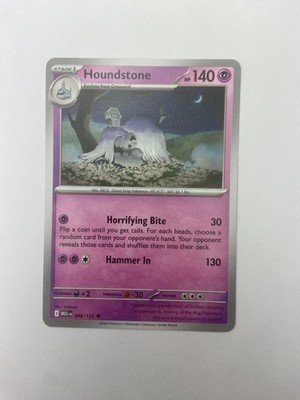Pokémon TCG Houndstone Uncommon Regular 066/132 