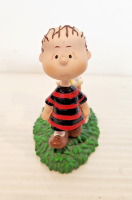 Linus Pulling Snoopy & Woodstock in Wagon Peanuts Figurine 3