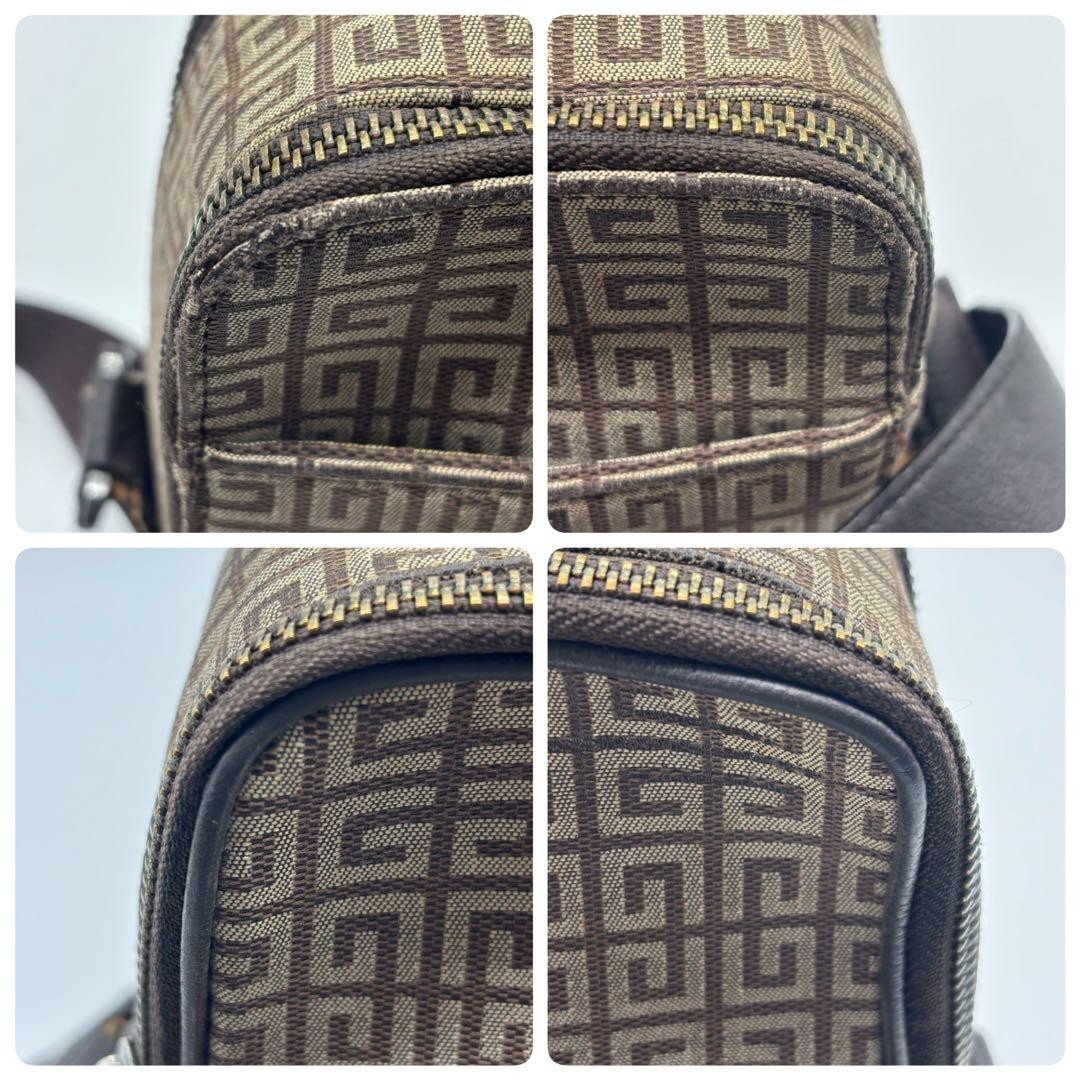 Givenchy shoulder bag Monogram canvas and leather brown thumbnail 13