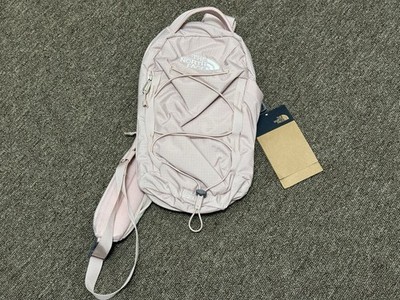 north face backpack rose gold and white The North Face Borealis Sling Bag Pink Moss/TNF White NWT