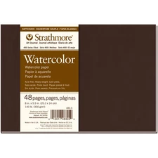 Strathmore Softcover Watercolor Journal 8"X5.5" 24 Sheets
