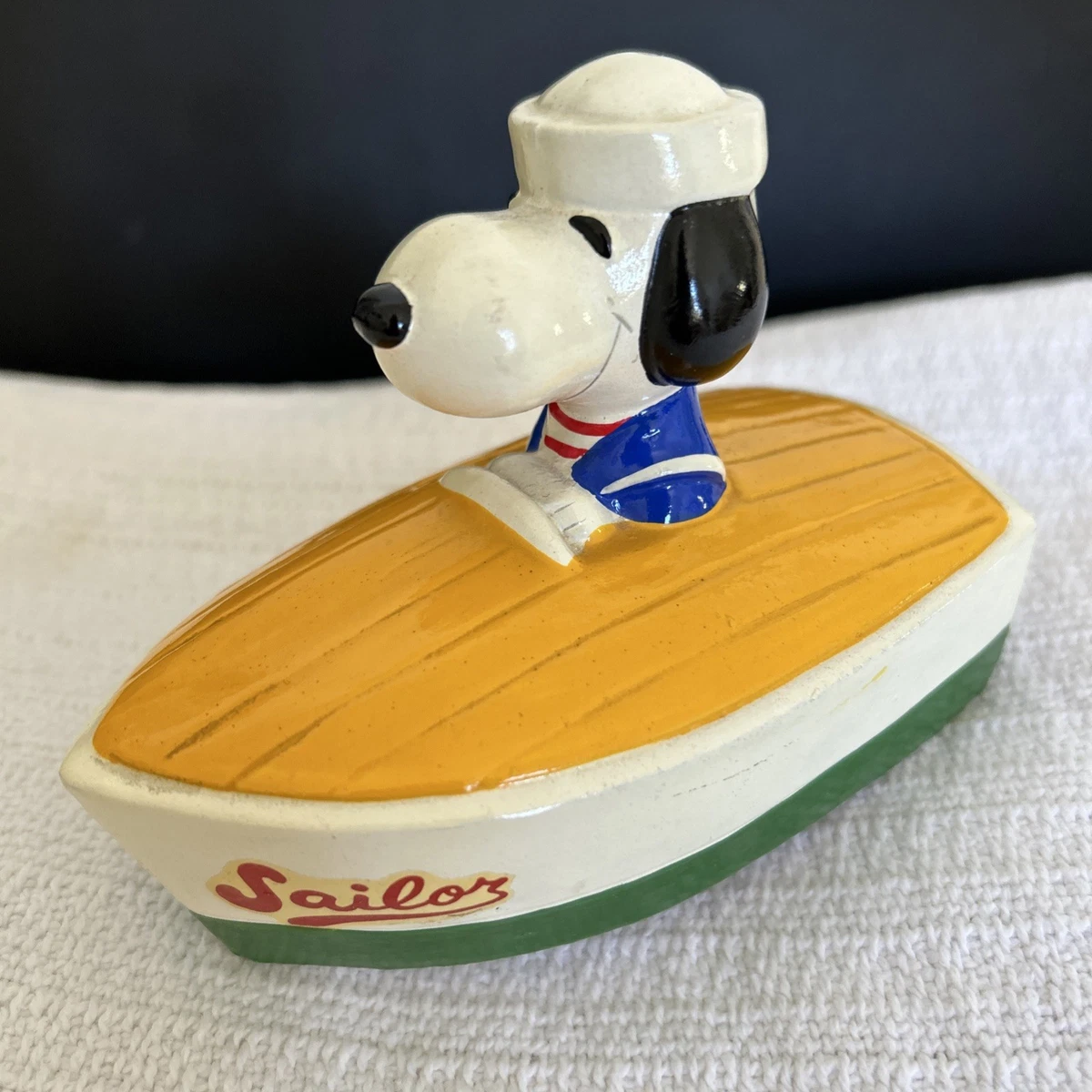 Snoopy Piggy Bank In Collectible Character Piggy Banks for sale | eBay
