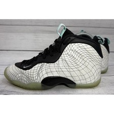 Nike Little Posite One Foamposite Platinum Tint Warped Grid Sz 4.5 Y CW1596-005