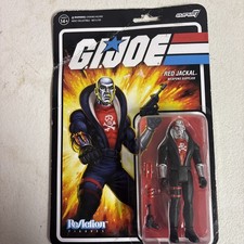 Reaction Super7 G.I.Joe Cobra Red Jackal Boxed 3.75