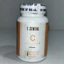 Sealed MCC Prime Essential C Vitamin Supplement 60 Caps Damaged Outer Packaging