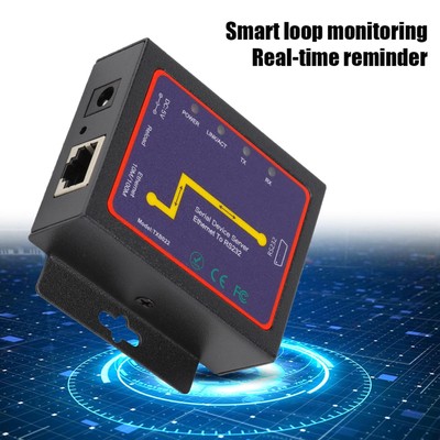 RS232 zu TCPIP Converter Ethernet Serial Server Plug 100240V -Netzwerkadapter