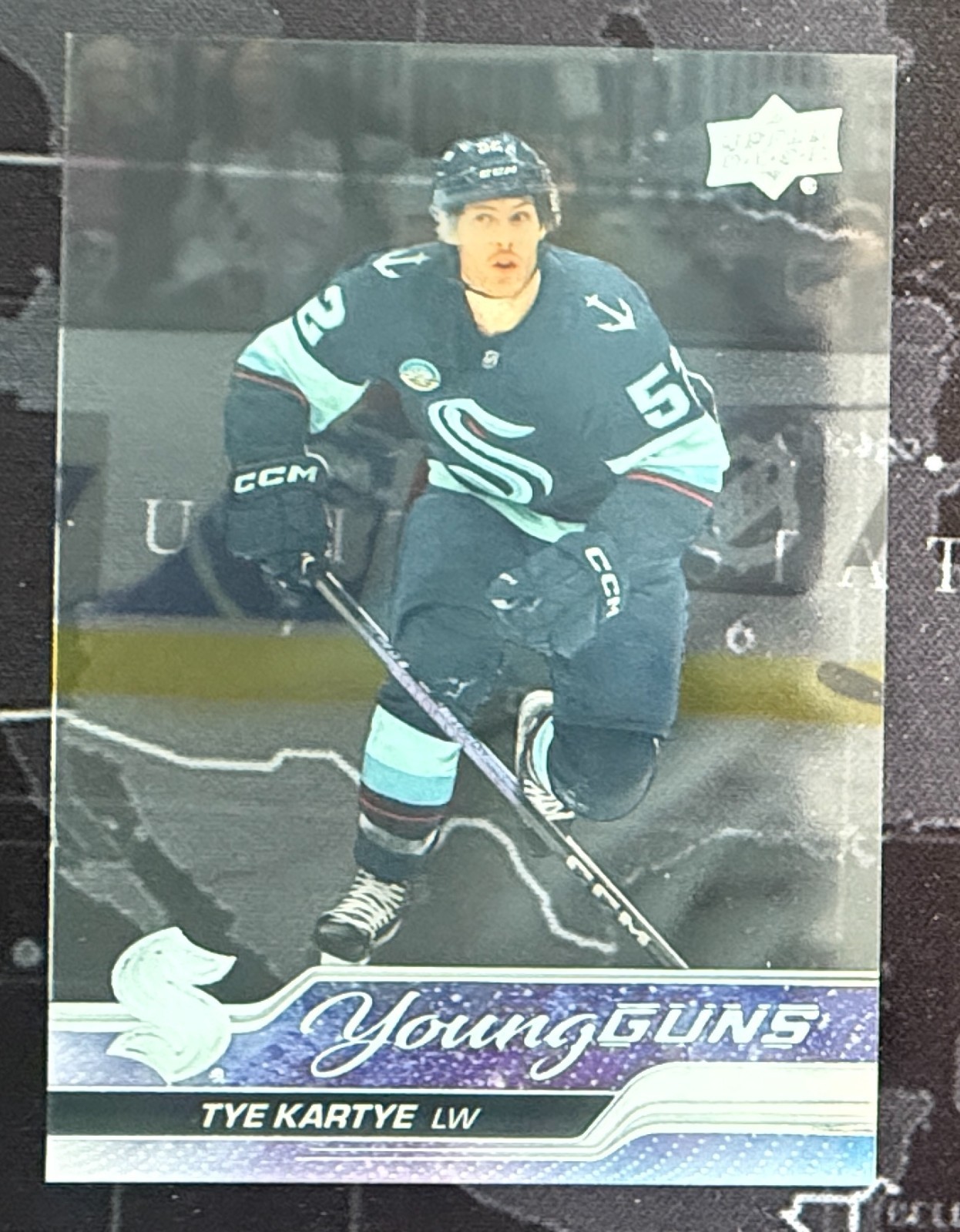 Tye Kartye 2023-24 Upper Deck Clear Cut Parallel #465 YG Young Guns Rookie RC