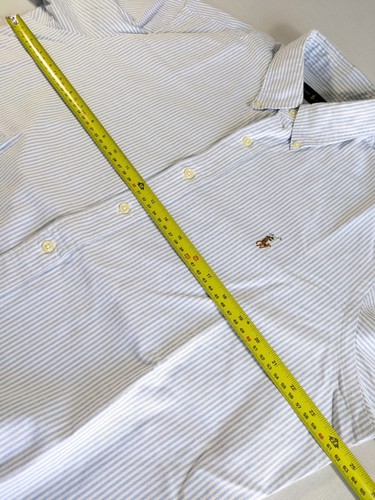 Ralph Lauren Poloshirt Herren Gr. Large Chambray gestreift Langarm sehr guter Zustand - Bild 9 von 9