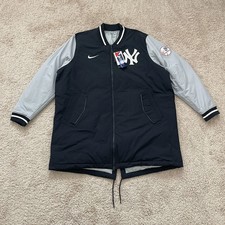 Nike New York Yankees MLB Authentic Collection Dugout Jacket Navy Mens Size XXL