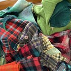 Vintage Scrap 100% Wool Fabric Pendleton And More  — photo 5