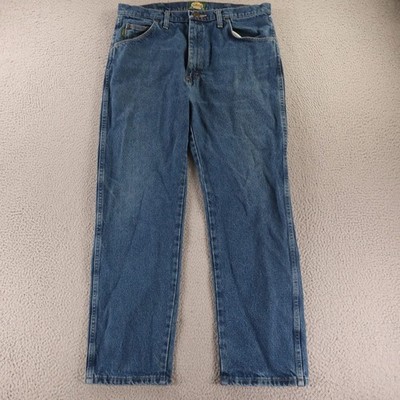 Cabelas Jeans Mens 36 x30 Blue 100% Cotton Roughneck Pants
