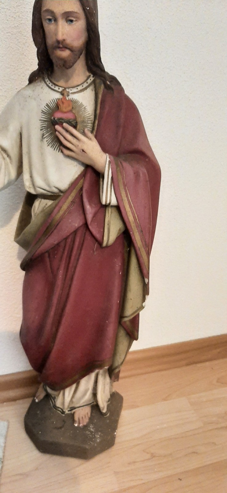 Figur Religiös Jesu Christus Skulptur Statue Deko Dekoration Antik Religion H61