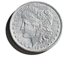 1897 P Morgan Silver Dollar  90% SILVER  $1 Coin as seen