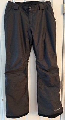 Columbia Black Lined Winter Bugaboo II Medium Omni-Heat Snow Pants Ski