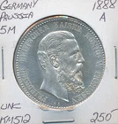 Germany Prussia 5 Mark 1888 A KM512 - UNC