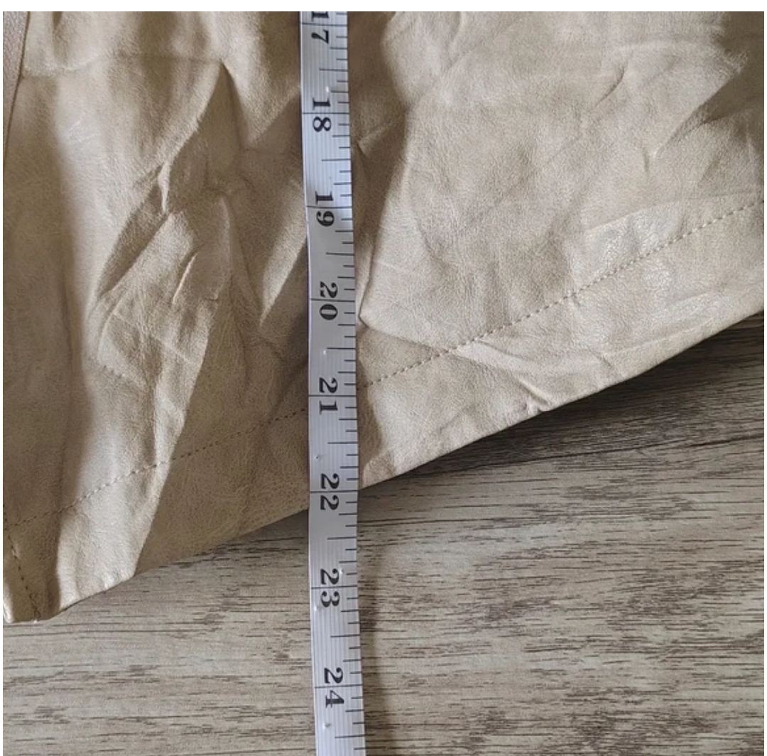 Symphony + note Women’s Beige Zip Lined Basic Jac… - image 14