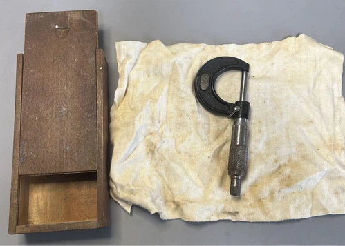 Mitutoyo Micrometer 0-25mm, antique, one-of-a-kind, sale