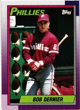 1990 Topps #204 Bob Dernier