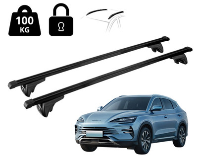 Nordrive N15050 Dachträge Querträgerr Für BYD Seal U 5 Türen 2024 Schwarz