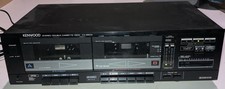 Kenwood KX-650W Double Cassette Recording Stereo Deck TESTED READ 