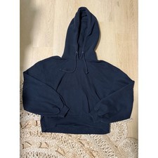 Abercrombie  Fitch Soft A F Collection Black Hoodie Sweatshirt Womens XS