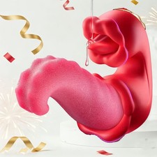 10 speed Rose Female Anniversary Female Birthday Gift Massage Tongue Licking